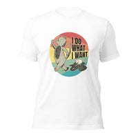 Load image into Gallery viewer, Retro Cat &quot;I Do What I Want&quot; Unisex t-shirt
