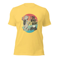 Load image into Gallery viewer, Retro Cat &quot;I Do What I Want&quot; Unisex t-shirt
